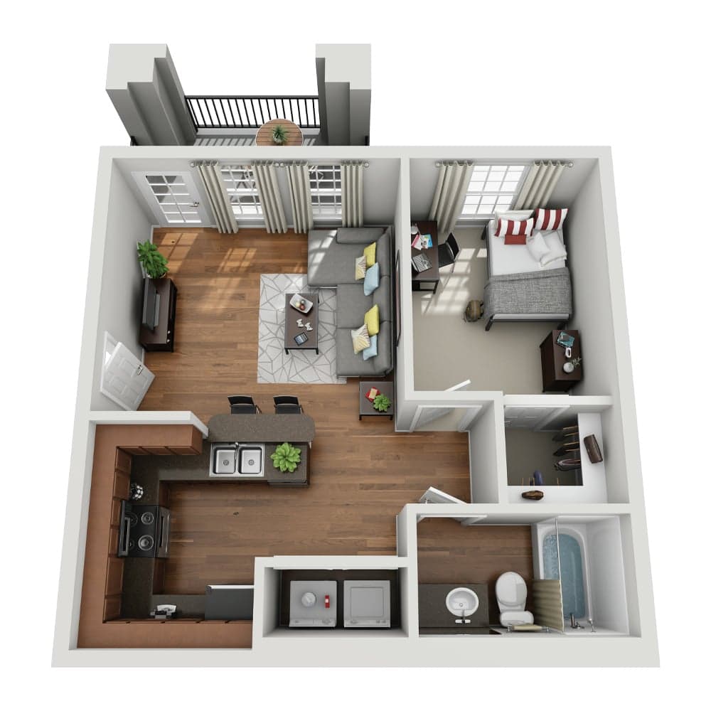 1BR-1BA