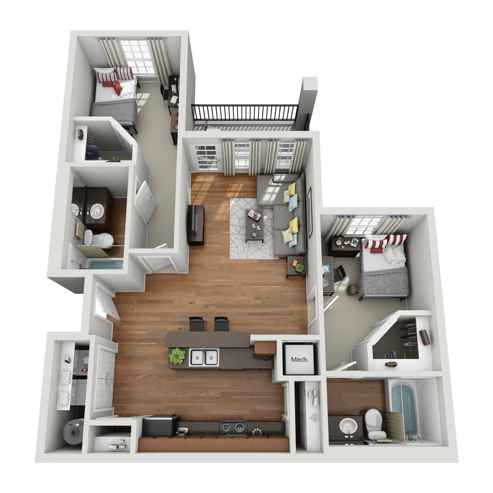 2BR-2BA